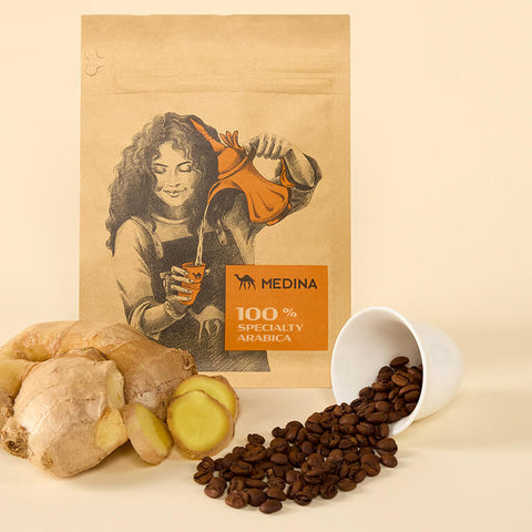 Qatari Specialty Coffee With Ginger