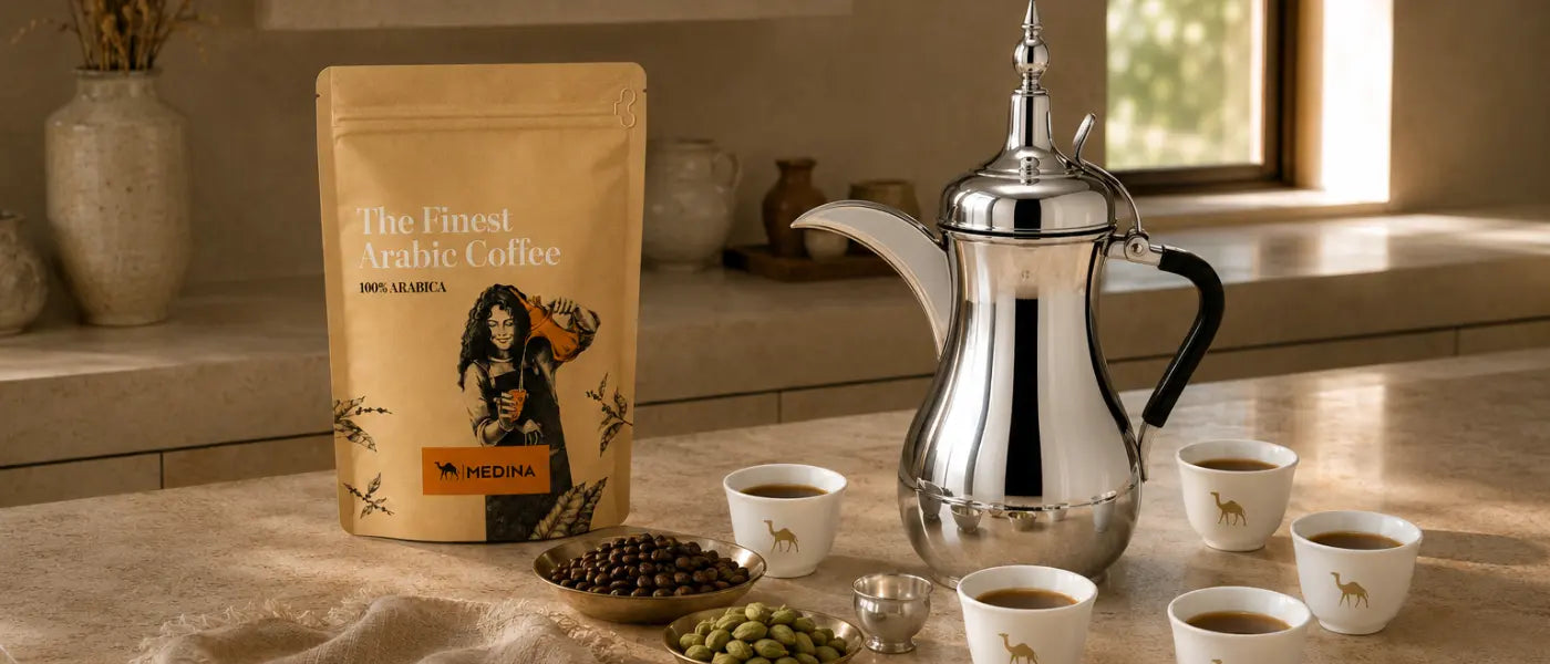 Medina Coffee Collection with dalla and finjan